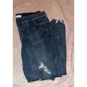 Lane Bryant Skinny Pull On Jeans Size 22